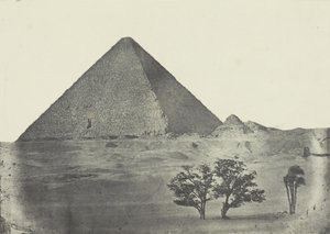クフ王のピラミッド、エジプト中部、184951 年、1852 年に印刷。 作： Aimé Rochas