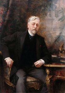 ギュスターヴエッフェル1832-1923の肖像 作： Aimé Nicolas Morot