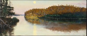 クモの風景、1890年。 作： Akseli Gallen Kallela