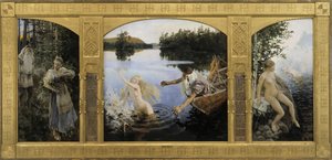 あいのトリプティク、1891 作： Akseli Gallen Kallela