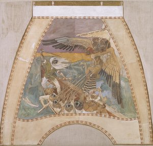 三方の防衛c。 1900 作： Akseli Gallen Kallela