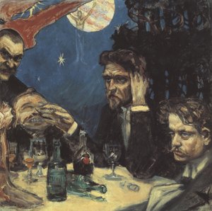 シンポジウム、スタディーライトジャンシベリウス、1894年 作： Akseli Gallen Kallela