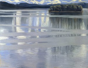 Der Keitele See。 1905 作： Akseli Valdemar Gallen Kallela