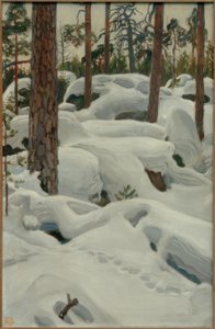 リンクスの巣 作： Akseli Valdemar Gallen Kallela