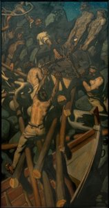 三宝の盗難 作： Akseli Valdemar Gallen Kallela