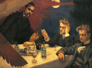 フィンランド、シンポジウム、問題点 作： Akseli Valdemar Gallen Kallela
