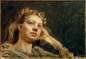 メアリーの英雄的な肖像画 作： Akseli Valdemar Gallen Kallela
