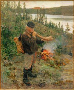 パアナヤルビの羊飼いの少年 作： Akseli Valdemar Gallen Kallela