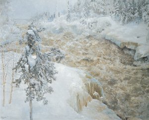 冬のイマトラ 作： Akseli Valdemar Gallen Kallela
