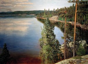 ルオベシの風景 作： Akseli Valdemar Gallen Kallela