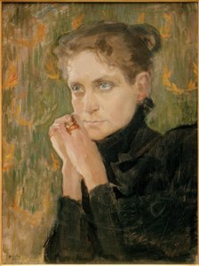 女優イダ・アールベルクの肖像 作： Akseli Valdemar Gallen Kallela