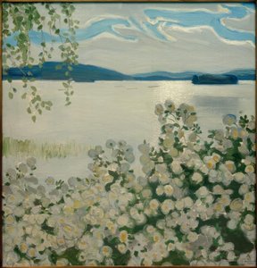 白バラ 作： Akseli Valdemar Gallen Kallela