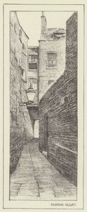 路地を通過 作： Alan Stapleton