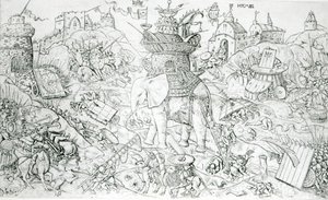 戦争で象