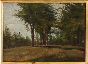 The Planted Field (オイルオンボード) 作： Albano Lugli Carpi