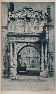 「聖ペテロの門、オセール」、1912 年