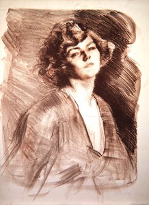 1920年、ラスティントンのイーニッド 作： Albert de Belleroche