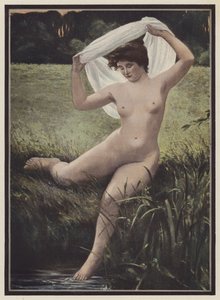 湯浴みの女（カラーリソ） 作： Albert Auguste Fourie