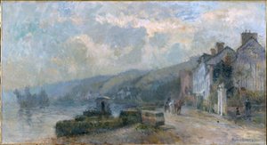 雨天、1901年頃（キャンバスに油彩（甲冑） 作： Albert Charles Lebourg