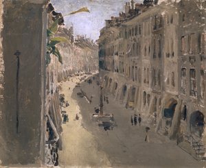ベルンのGerechtigkeitsgasse、c.1880-90 作： Albert Anker
