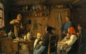 クワックI、1879 作： Albert Anker