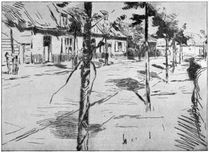 ニュージーランド道路、1898年。 作： Albert Baertsoen