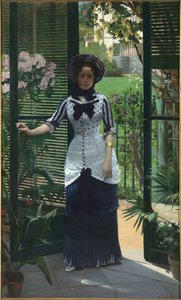 温室内 温室内、1881年頃。 作： Albert Bartholomé