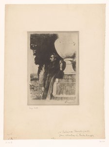 Portret van Robert de Montesquiou 作： Albert Besnard (signed by artist)