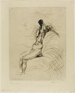 神格化、プレート12『Woman』より 作： Albert Besnard