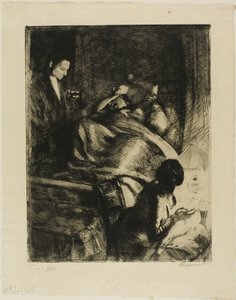デリバリー、プレート3 from Woman 作： Albert Besnard