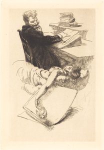 「クレマンソー事件」の口絵 作： Albert Besnard