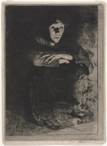 灰の中 作： Albert Besnard