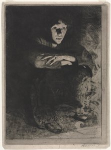 灰の中、1887。 作： Paul Albert Besnard