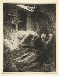 La Mis?re (または L 作： Albert Besnard