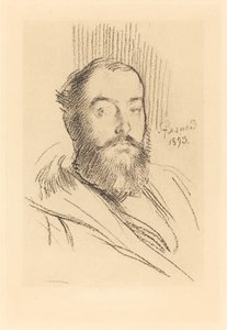 自画像 作： Albert Besnard