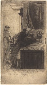 病気 作： Albert Besnard