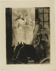 ソーシャルサクセス、ウーマンから7皿目 作： Albert Besnard