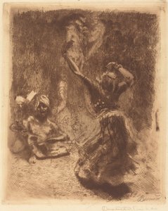 タンジョールの踊り子 (La bayadère de Tanjore) 作： Albert Besnard