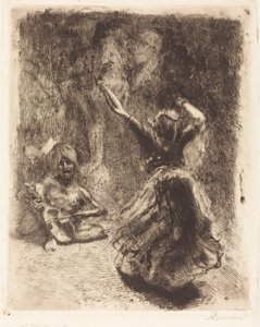 タンジョールの踊り子 (La bayadère de Tanjore) 作： Albert Besnard