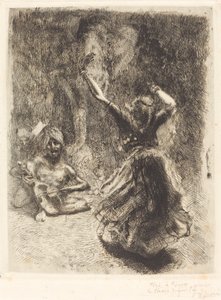 タンジョールの踊り子 (La bayadère de Tanjore) 作： Albert Besnard