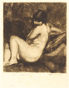 羽毛のターバン 作： Albert Besnard
