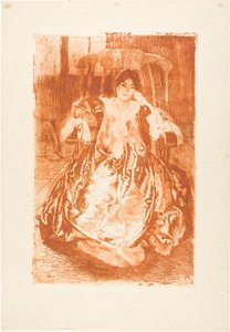 シルクドレス 作： Albert Besnard