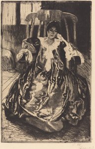 シルクガウン 作： Albert Besnard