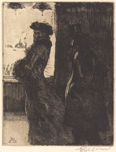 見知らぬ女 (ランコニュ) 作： Albert Besnard
