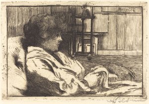 アトリエで読書する女 (La Lecture dans l