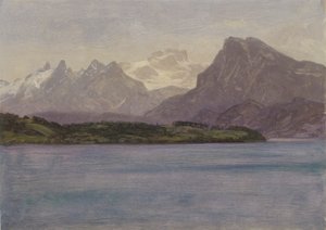 アラスカ海岸山脈 作： アルバートビアシュタット