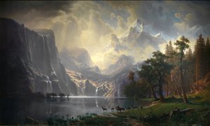  作： Albert Bierstadt