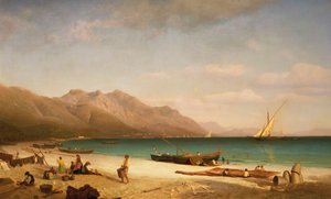 サレルノ湾、1858年