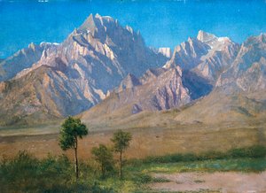 キャンプ独立、コロラド州、1873 作： Albert Bierstadt