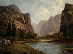 ヨセミテの門 作： Albert Bierstadt